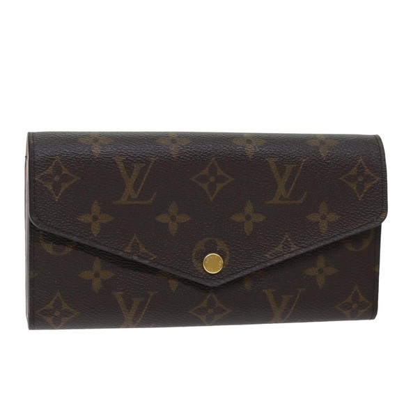 LOUIS VUITTON Monogram Portefeuille Sarah Rose Valerine M62235 LV Auth am6274 - Picture 1 of 16